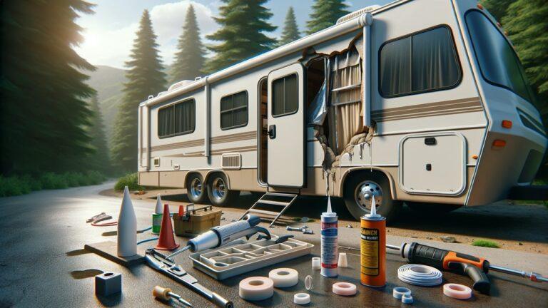 How to repair common types of leaks in rv motorhomes